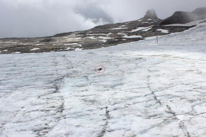 Entierran a una pareja suiza arrastrada por un glaciar 75 años después de su muerte