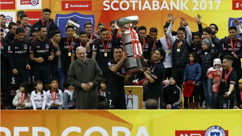 [VIDEO] Así alzaron Esteban Paredes y Jaime Valdés el trofeo de la Supercopa