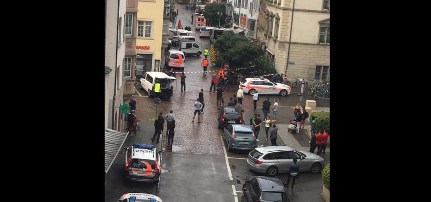 Ataque con motosierra en Suiza deja al menos 5 heridos