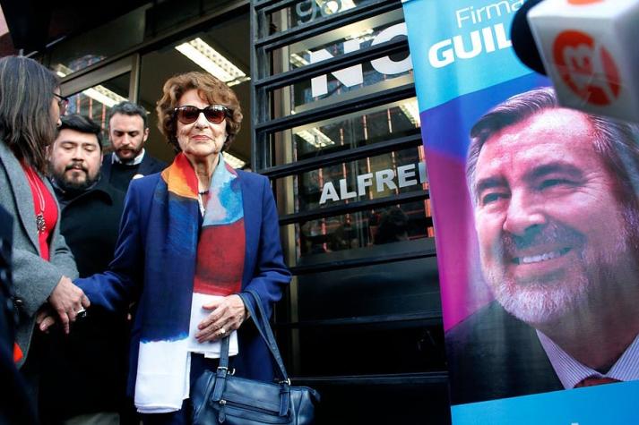 Guillier agradece apoyo de Ángela Jeria: "Honra nuestra candidatura"