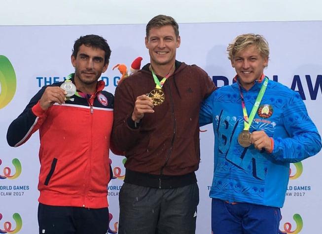 Rodrigo Miranda logra medalla de plata en salto del esquí náutico de los Juegos Mundiales