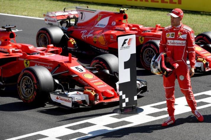 Sebastian Vettel junto a Ferrari logra la pole position del GP de Hungría