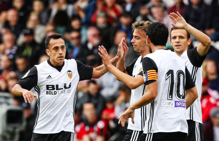 [VIDEO] El golazo de Fabián Orellana que da el triunfo a Valencia en partido amistoso