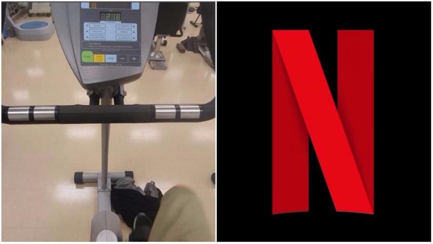 "Cyflix": el invento que conecta a Netflix con una bicicleta estática para hacer ejercicios