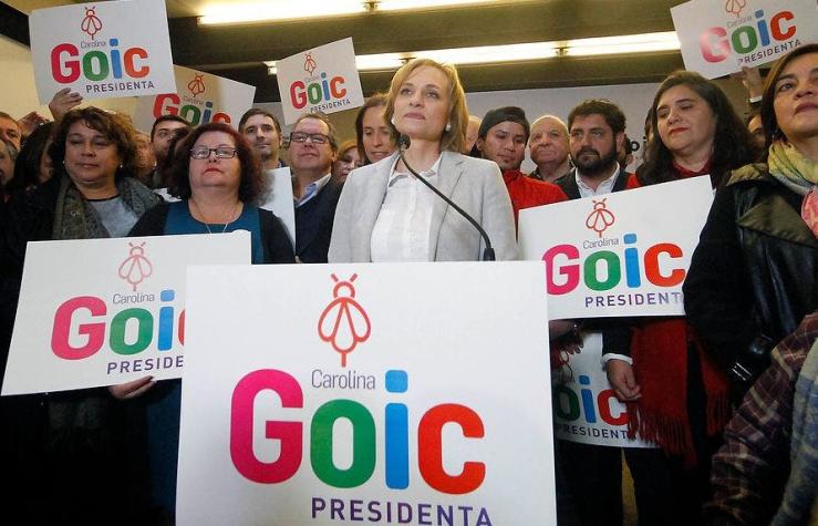 Goic continuará campaña presidencial y ejercerá "atribución" para objetar candidatura de Rincón