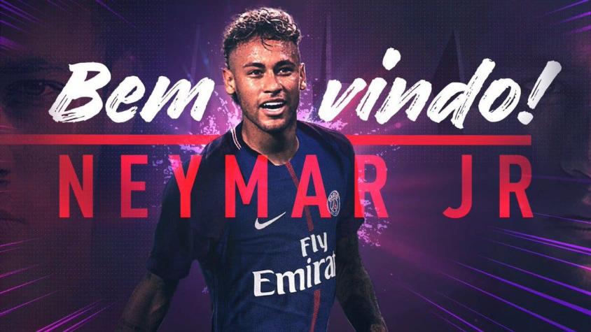 Neymar paga cláusula de salida y PSG oficializa su llegada por cinco años