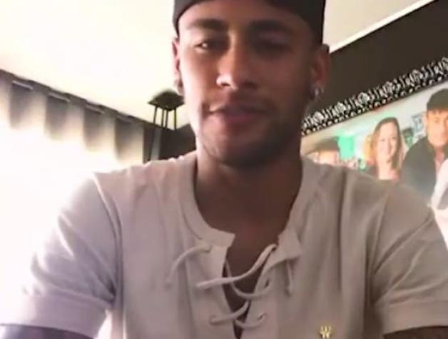 [VIDEO] Neymar se despide del Barcelona leyendo emotiva carta y explica arribo al PSG