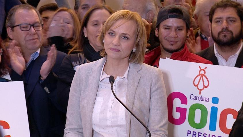 [VIDEO] Carolina Goic confirma su candidatura presidencial