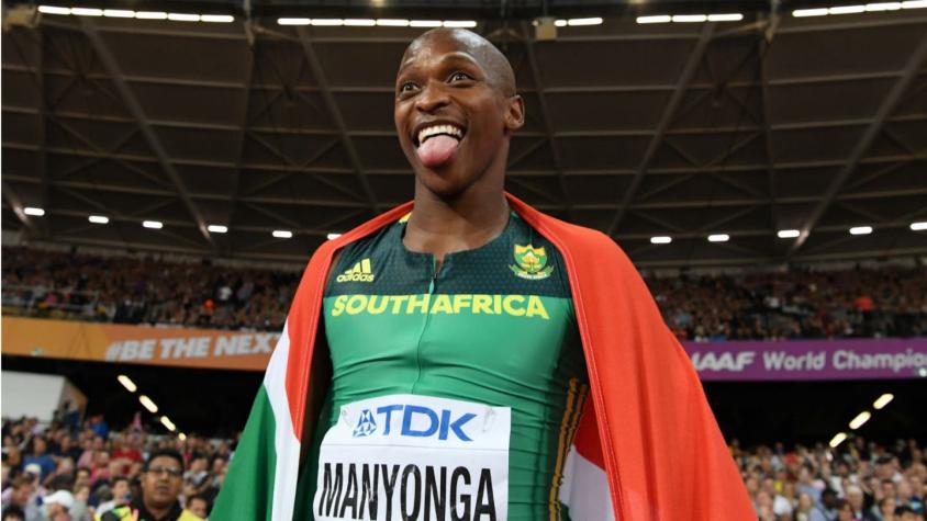 Luvo Manyonga gana en el salto largo del Mundial de Atletismo