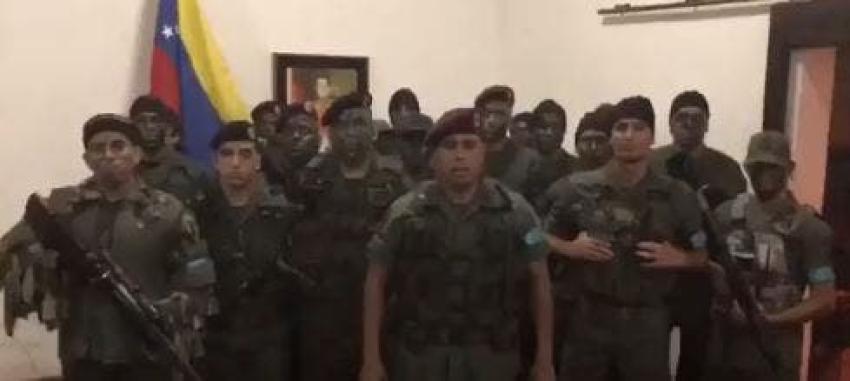 [VIDEO] Difunden vídeo de un levantameinto militar en Venezuela