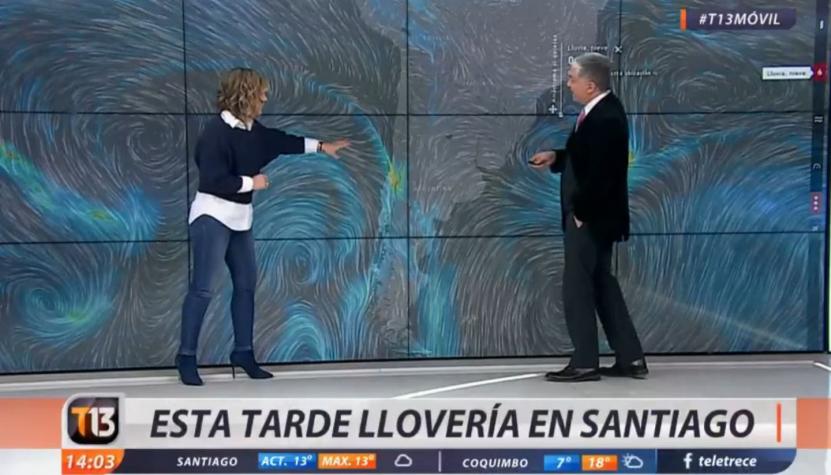[VIDEO] Michelle Adam explica cómo será el sistema frontal: Hoy llegarían las lluvias a Santiago