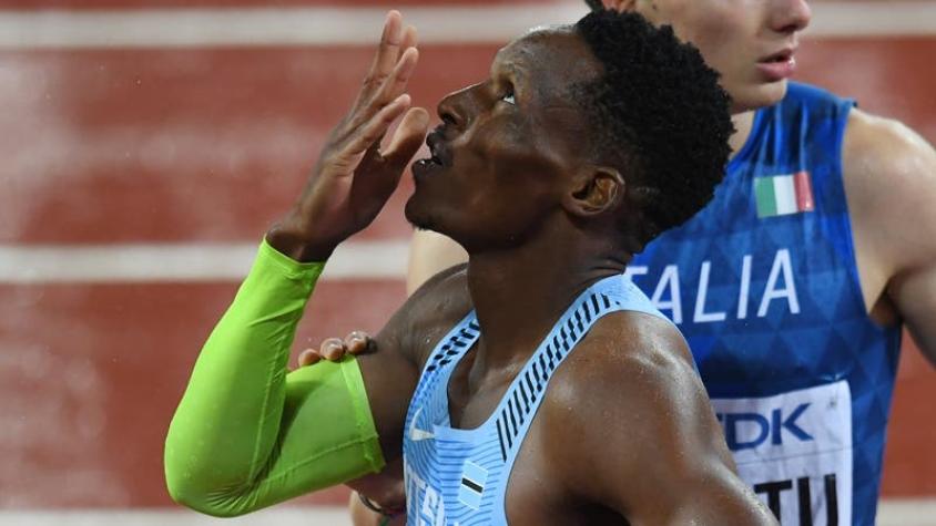 El “milagro” de Makwala: corre solo y avanza a la final de 200 metros en Londres 2017