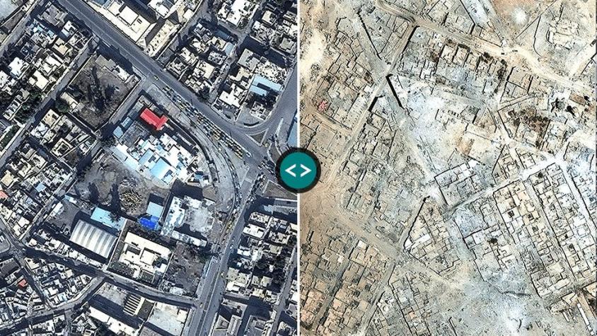 Los mapas, fotos y gráficos que muestran la devastación de Mosul