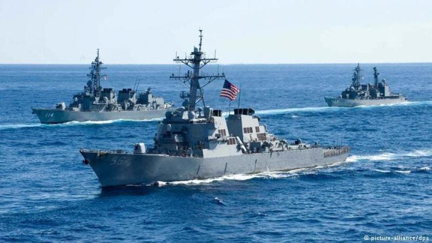China protesta por incursión de buque de EE. UU. en aguas disputadas