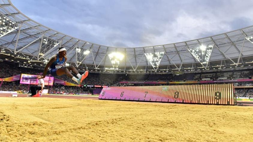 Brittney Reese emociona tras ganar un nuevo oro en salto largo de Londres 2017