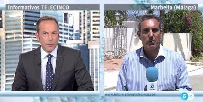 El divertido error de un reportero español mientras despachaba en vivo