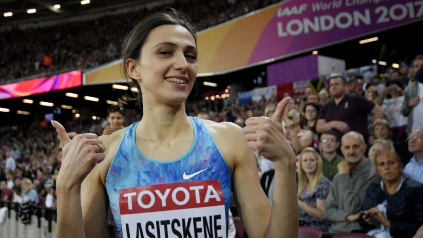 Maria Lasitskene revalida su título mundial de salto alto en Londres 2017