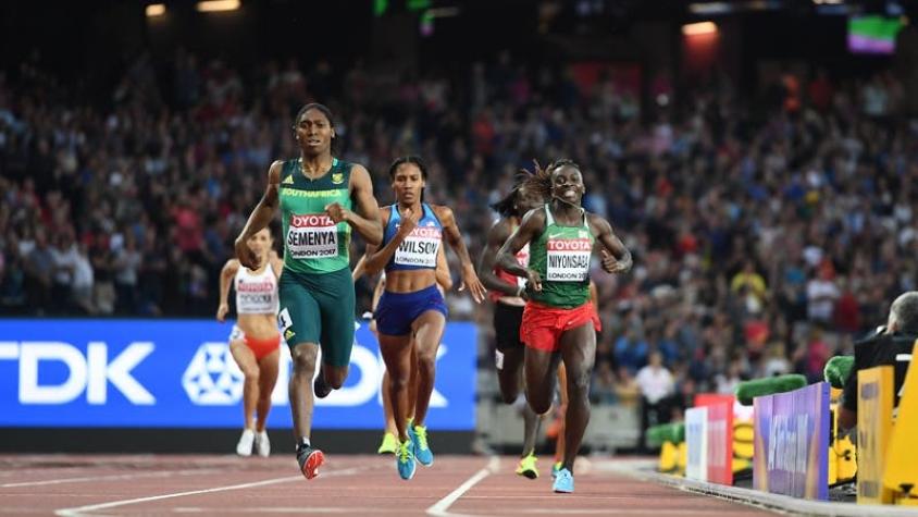 Caster Semenya logra su tercer título mundial de 800 metros en Londres 2017