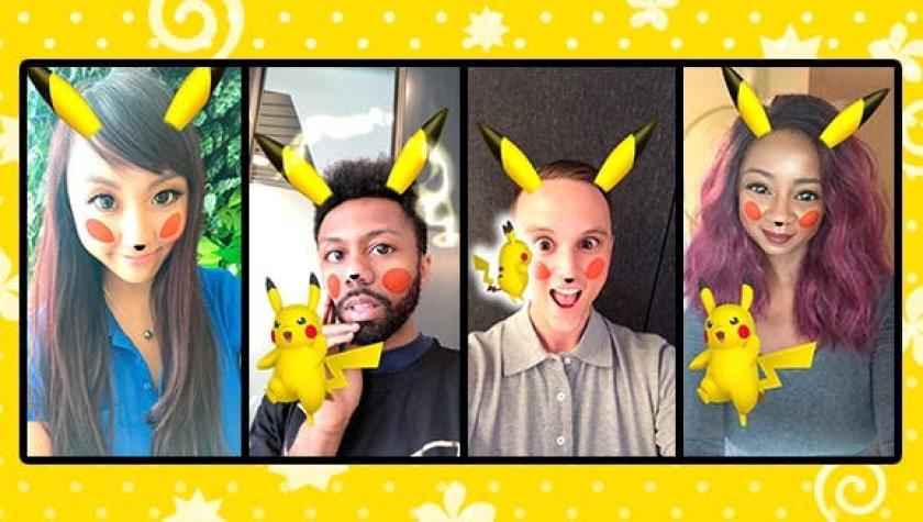 Ahora puedes convertirte en Pikachu en las selfies tomadas con Snapchat