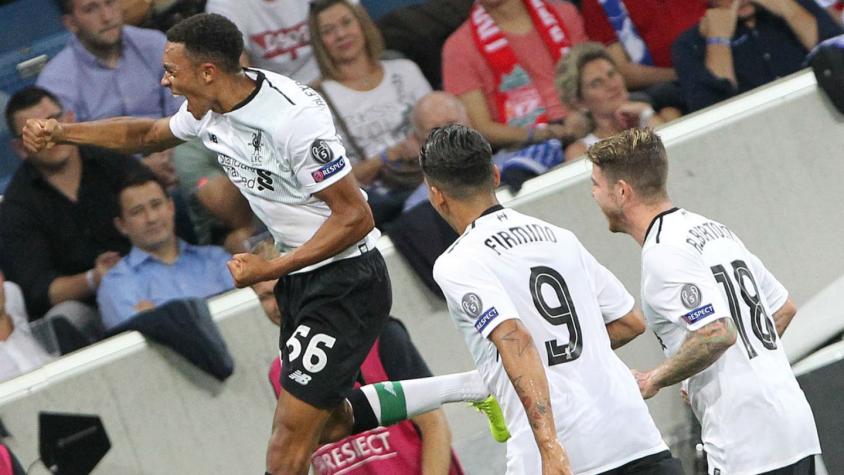 Liverpool derrota a Hoffenheim en Alemania en fase previa de la Champions League