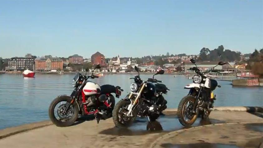 [VIDEO] #D13Motos al estilo "retro" recorre el sur de Chile con Ducati, Moto Guzzi y BMW