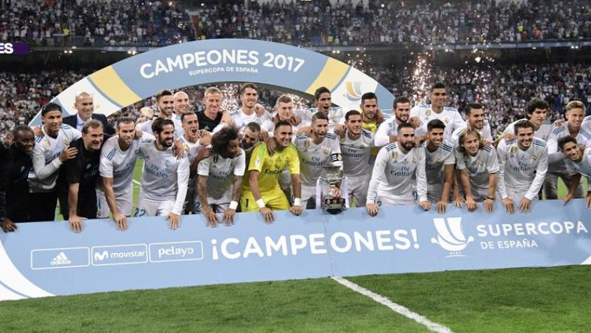 Real Madrid vuelve a superar al Barcelona para ganar la Supercopa de España