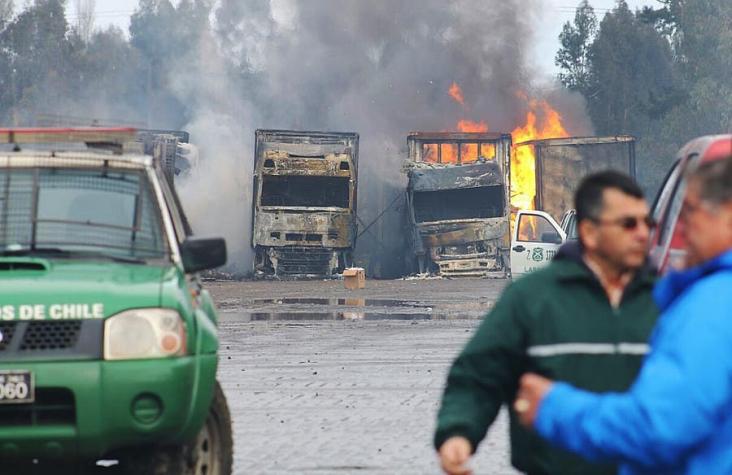Camioneros solicitan reunión con el gobierno tras ataque incendiario