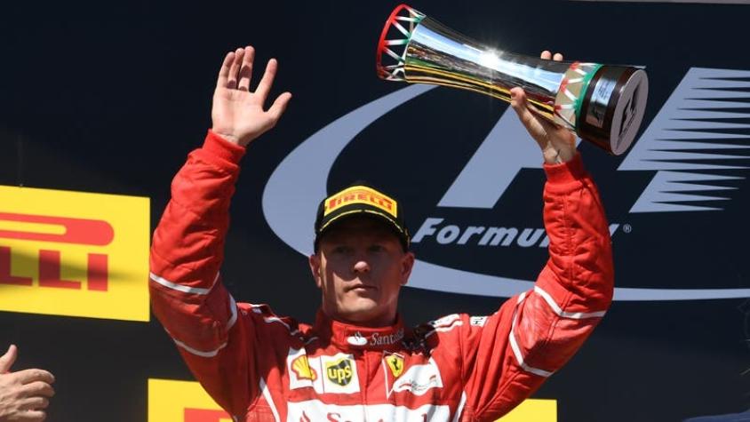 Piloto finlandés Kimi Raikkonen renueva con Ferrari para la temporada 2018