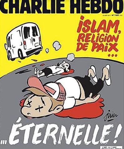 La polémica portada del semanario Charlie Hebdo sobre ataque en Cataluña