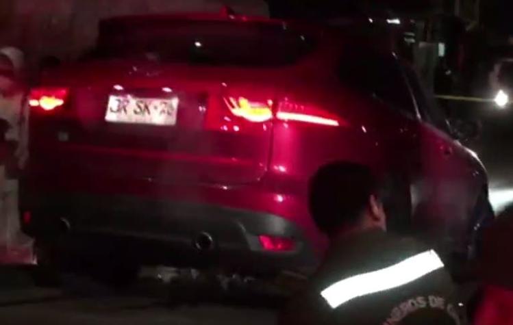[VIDEO] Recuperan auto robado a Rafael Araneda en violento portonazo