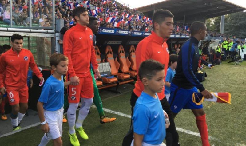 Selección Chilena Sub 21 empata ante Francia en un amistoso internacional