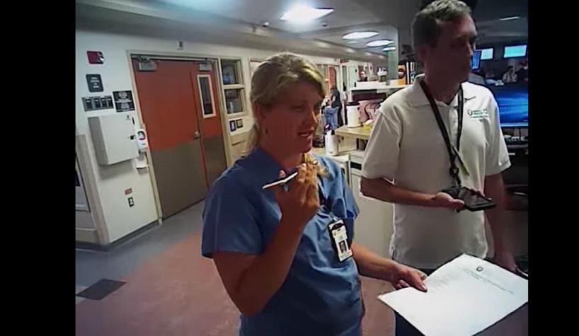 [VIDEO] Estados Unidos: enfermera es arrestada por negarse a entregar una muestra de sangre