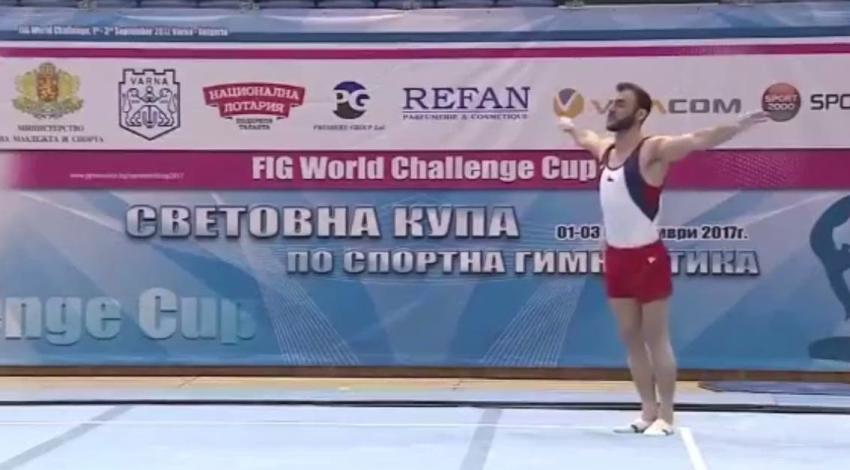 [VIDEO] Esta es la rutina que llevó a Tomás González a ganar medalla de oro en Mundial de Varna