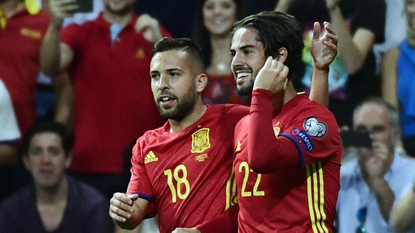 España golea a Italia y está un paso más cerca del Mundial de Rusia