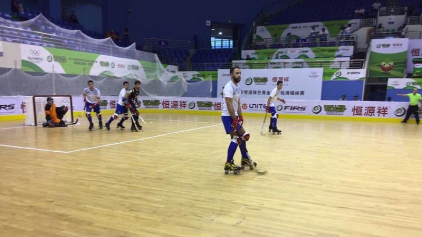 Selección chilena de hockey patín cae ante España en los World Roller Games