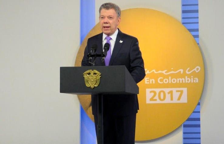 Presidente Santos anuncia que cese al fuego temporal de ELN se extenderá por 102 días