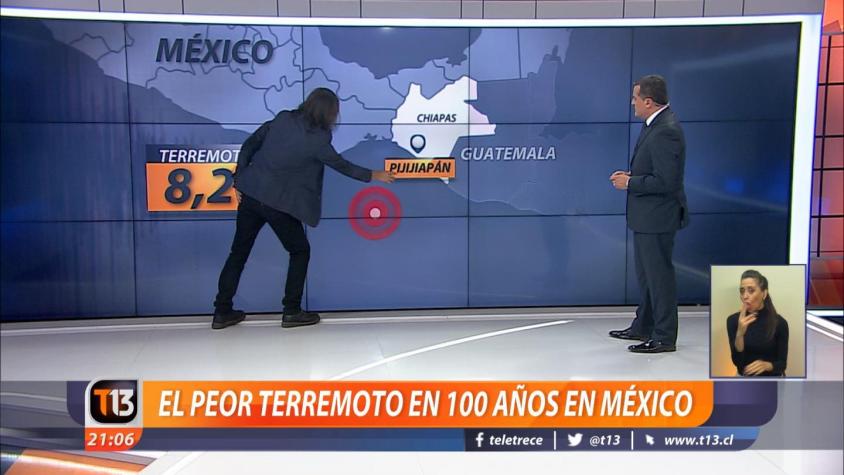 [VIDEO] Marcelo Lagos explica las características del terremoto que afectó a México