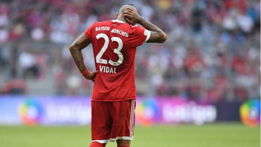 Arturo Vidal ausente en derrota del Bayern Münich en la Bundesliga