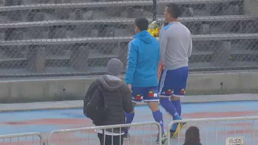 [VIDEO] El homenaje de David Pizarro e Isaac Díaz en el Memorial del Estadio Nacional