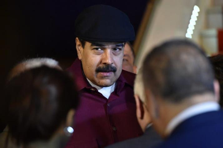 El presidente venezolano Nicolás Maduro llega a Argelia