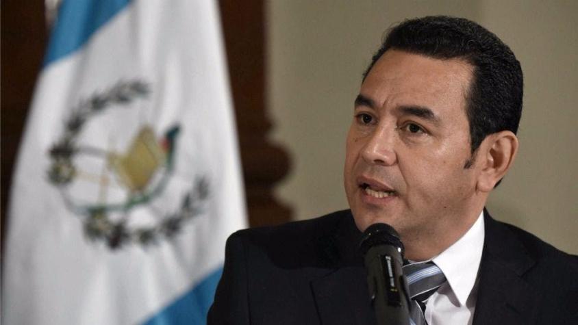 Congreso de Guatemala rechaza antejuicio al presidente Jimmy Morales