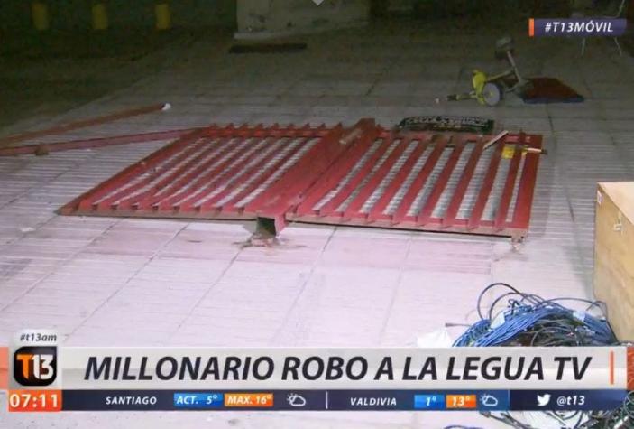 [VIDEO] Millonario robo a canal de televisión de La Legua