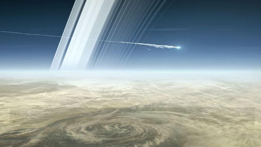 Sonda Cassini inicia viaje final a Saturno para desintegrarse en su atmósfera