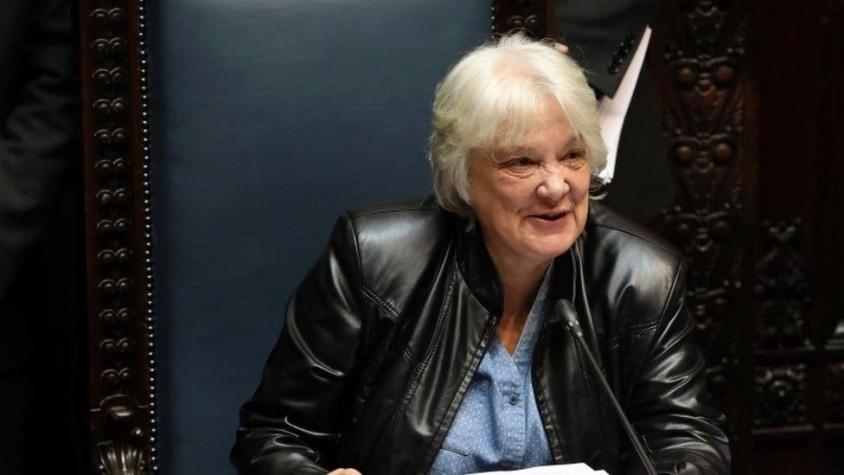 Lucía Topolansky, la primera mujer vicepresidenta de Uruguay