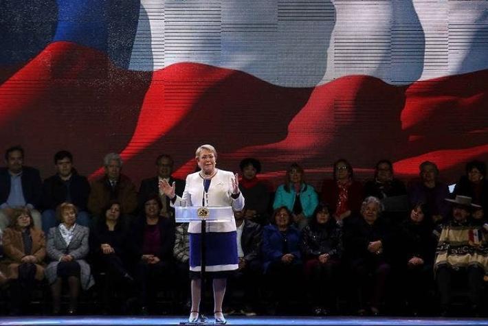 [VIDEO] La paya con la Bachelet inauguró las Fondas del Parque O'Higgins
