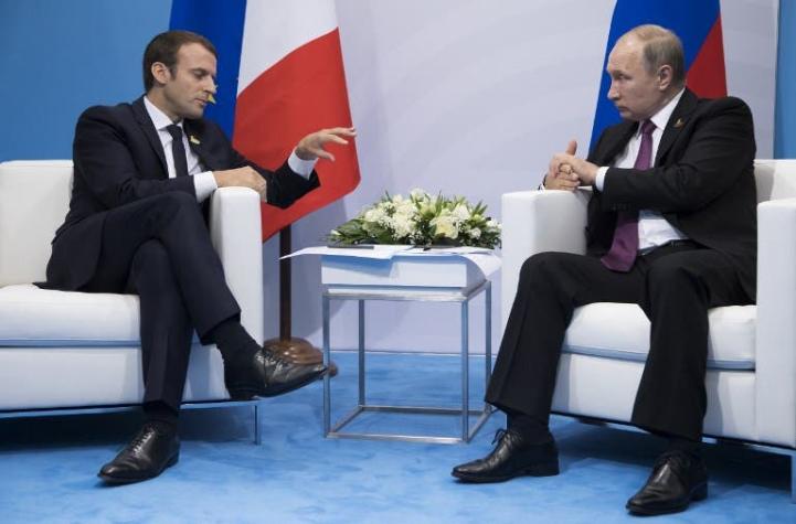 Putin y Macron piden "negociaciones directas" para bajar tensión con Corea del Norte