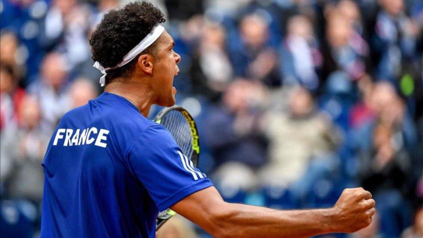 Tsonga permite a Francia empatar serie ante Serbia en semifinal de Copa Davis