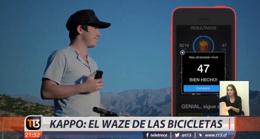 [VIDEO] Kappo: el Waze de las bicicletas creado por un chileno