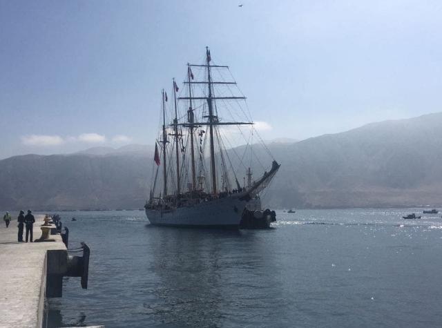 La Esmeralda llega a Iquique luego de cuatro meses de viaje