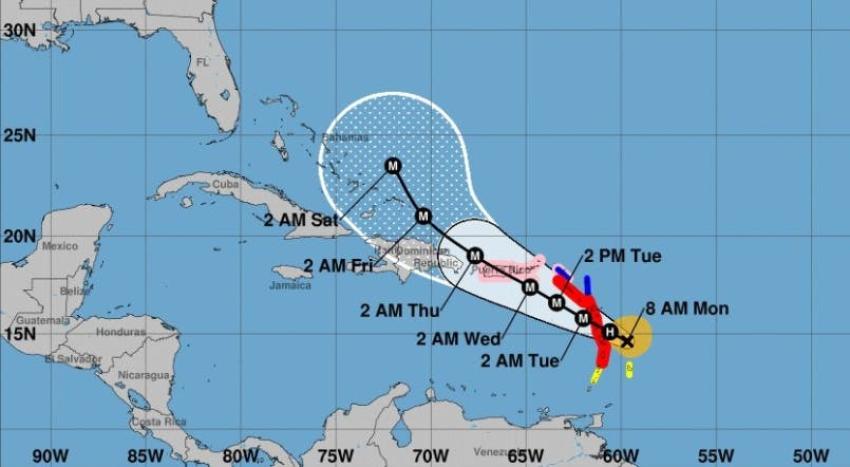 El Caribe se prepara para la llegada de María, un huracán "extremadamente peligroso"